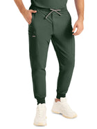 Men's Seven-Pocket Mid-Rise Triple-Elastic Waist Jogger Pant - LB409 - Mountain View
