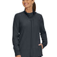 Women's Three-Pocket Mock-Neck Zip-Front Jacket - LJ700 - Pewter