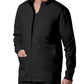 Men's Four-Pocket Mock Neck Zip-Front Jacket - LJ702 - Black