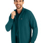 Men's Three-Pocket Mock-Neck Zip-Front Jacket - LJ703 - Caribbean