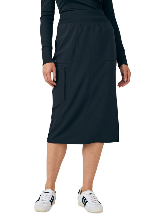 Women's Three-Pocket Skirt - LK603 - Black