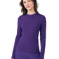 Women's One-Pocket Long-Sleeve Crew Neck Underscrub Tee - LT103 - Grape
