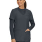 Women's One-Pocket Long-Sleeve Crew Neck Underscrub Tee - LT103 - Pewter