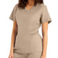 Women's Three-Pocket V-Neck Top - LT105 - Sandstone