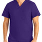 Men's Two-Pocket Tuckable V-Neck Top - LT108 - Grape