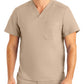 Men's Two-Pocket Tuckable V-Neck Top - LT108 - Sandstone