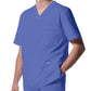 Men's Four-Pocket Back Yoke V-Neck Top - LT109 - Ceil