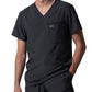 Men's Two-Pocket Tuckable V-Neck Top - LT111 - Pewter