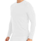 Men's Long-Sleeve Crew Neck Underscrub Tee - LT112 - White