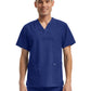 Unisex Three-Pocket V-Neck Top - LT121 - Royal Blue