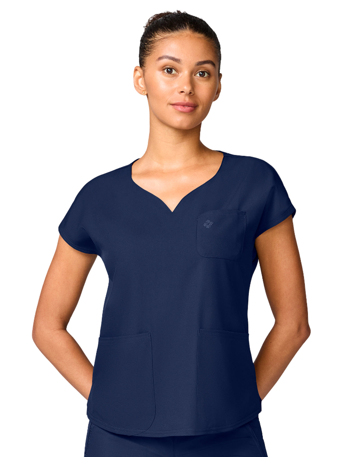 Women's 3-Pocket Dolman Sleeve Top - 00008 - Navy
