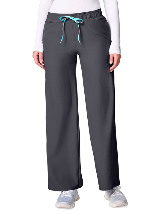 Women's 3-Pocket Wide Leg Pintuck Pant - 00009 - Pewter