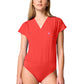 Women's 1-Pocket V-Neck Bodysuit - 00017 - One In A Melon