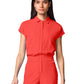Women's 4-Pocket Wide Leg Bodysuit - 00018 - One In A Melon