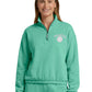Women's Pocketless Half Zip Pullover - 00026 - Mint Condition Heather