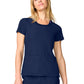 Women's 4-Pocket Round Neck Top - 00027 - Navy