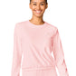Women's Pocketless Velour Pullover - 00046 - Peppermint Pink
