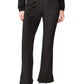 Women's 4-Pocket Velour Flare Leg Pant - 00047 - Black