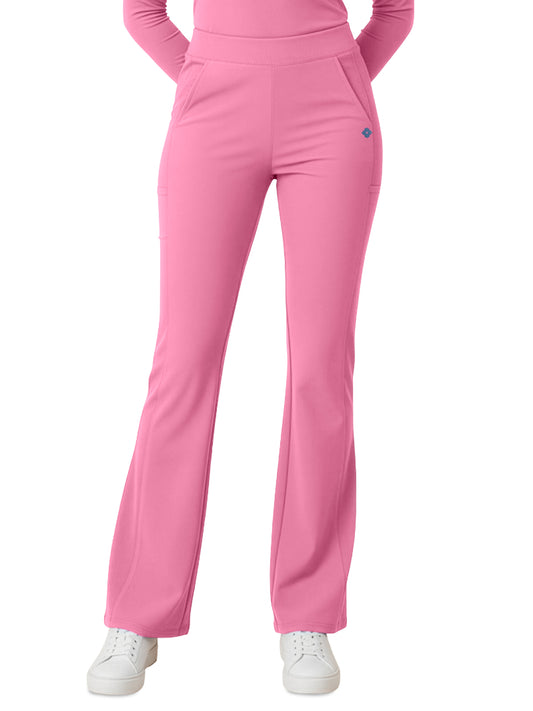 Women's 4-Pocket Flare Leg Pant - 00078 - Taffy Pink