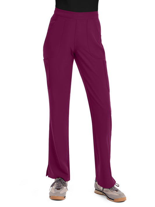 Women's 4-Pocket Flare Leg Pant - 010 - Wine