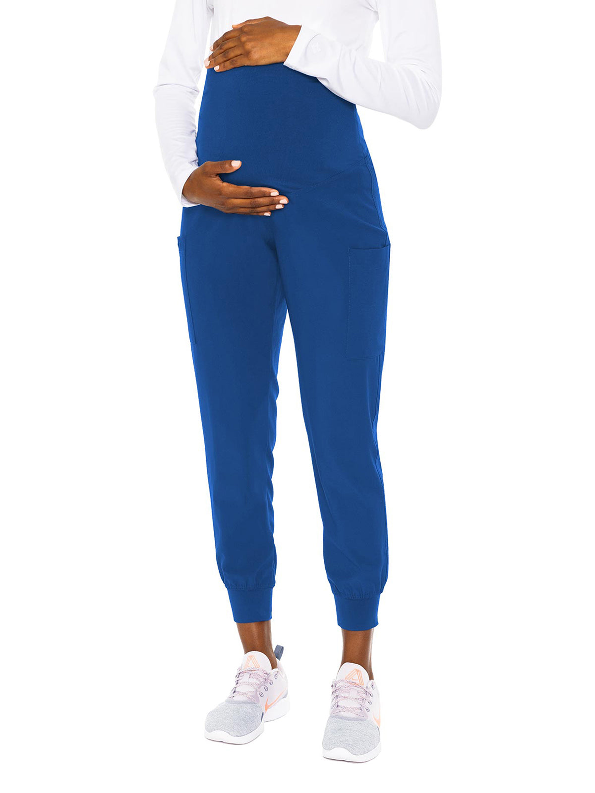 Women's 4-Pocket Maternity Jogger Pant - 029 - Royal