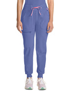 Women's 5-Pocket Mid Rise Jogger Pant - 102 - Ciel
