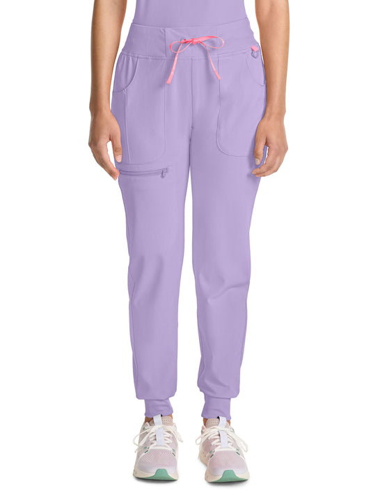 Women's 5-Pocket Mid Rise Jogger Pant - 102 - Digital Lavender
