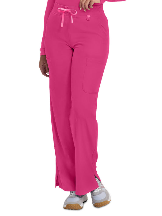 Women's 5-Pocket Wide Leg Pant - 109 - Pink Power