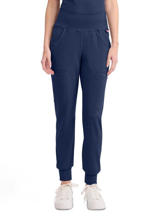 Women's 5-Pocket High Rise Jogger - 152 - Navy