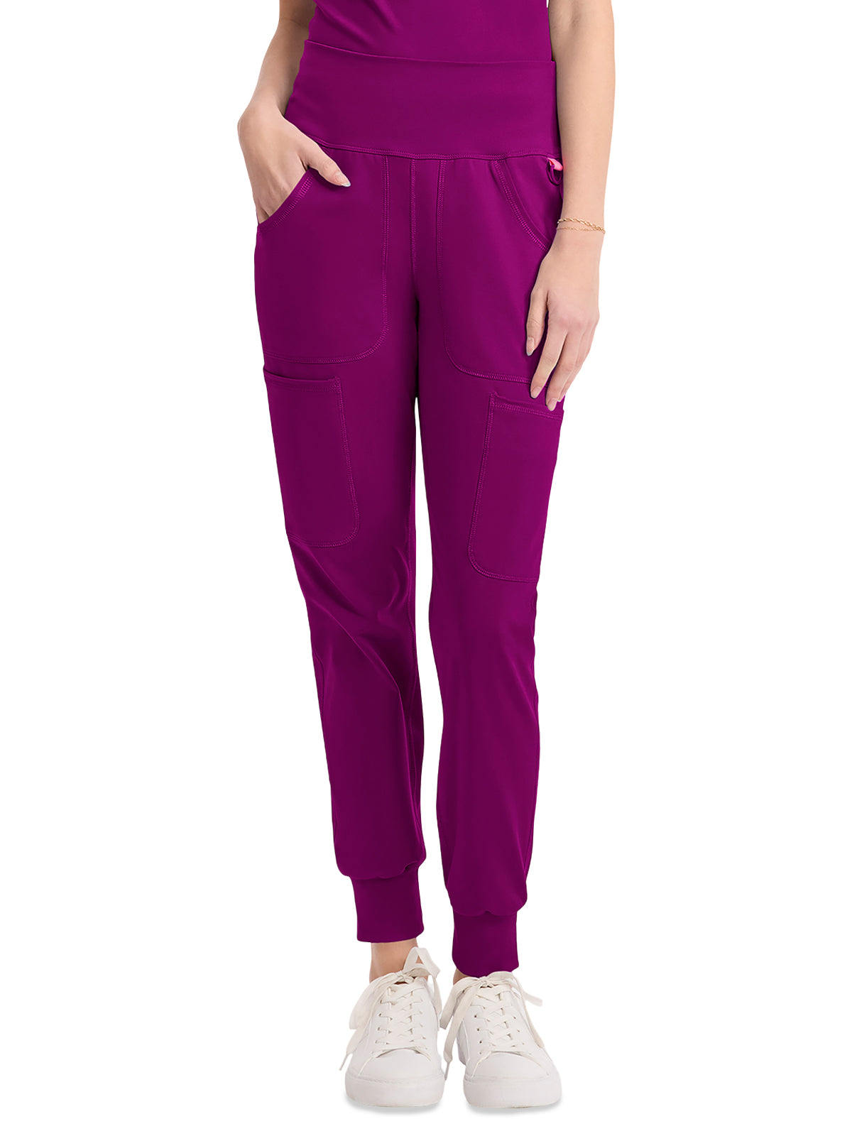 Women's 5-Pocket High Rise Jogger - 152 - Plum Royale