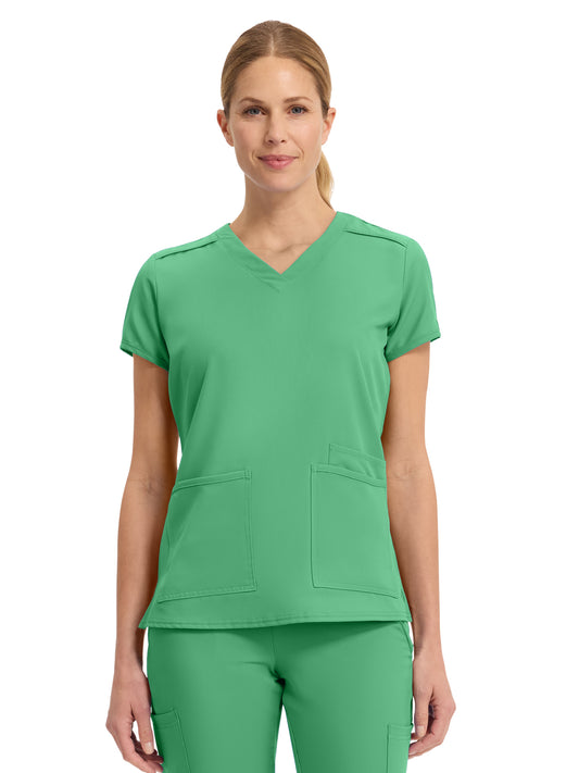 Women's 3-Pocket Shoulder Binding Top - 2411 - Mint Julep