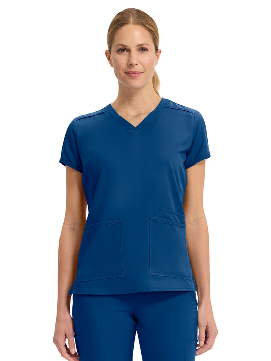 Women's 3-Pocket Shoulder Binding Top - 2411 - Ocean Abyss