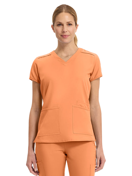 Women's 3-Pocket Shoulder Binding Top - 2411 - Papa Don't Peach