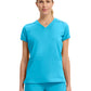 Women's 3-Pocket Shoulder Binding Top - 2411 - Turquoise