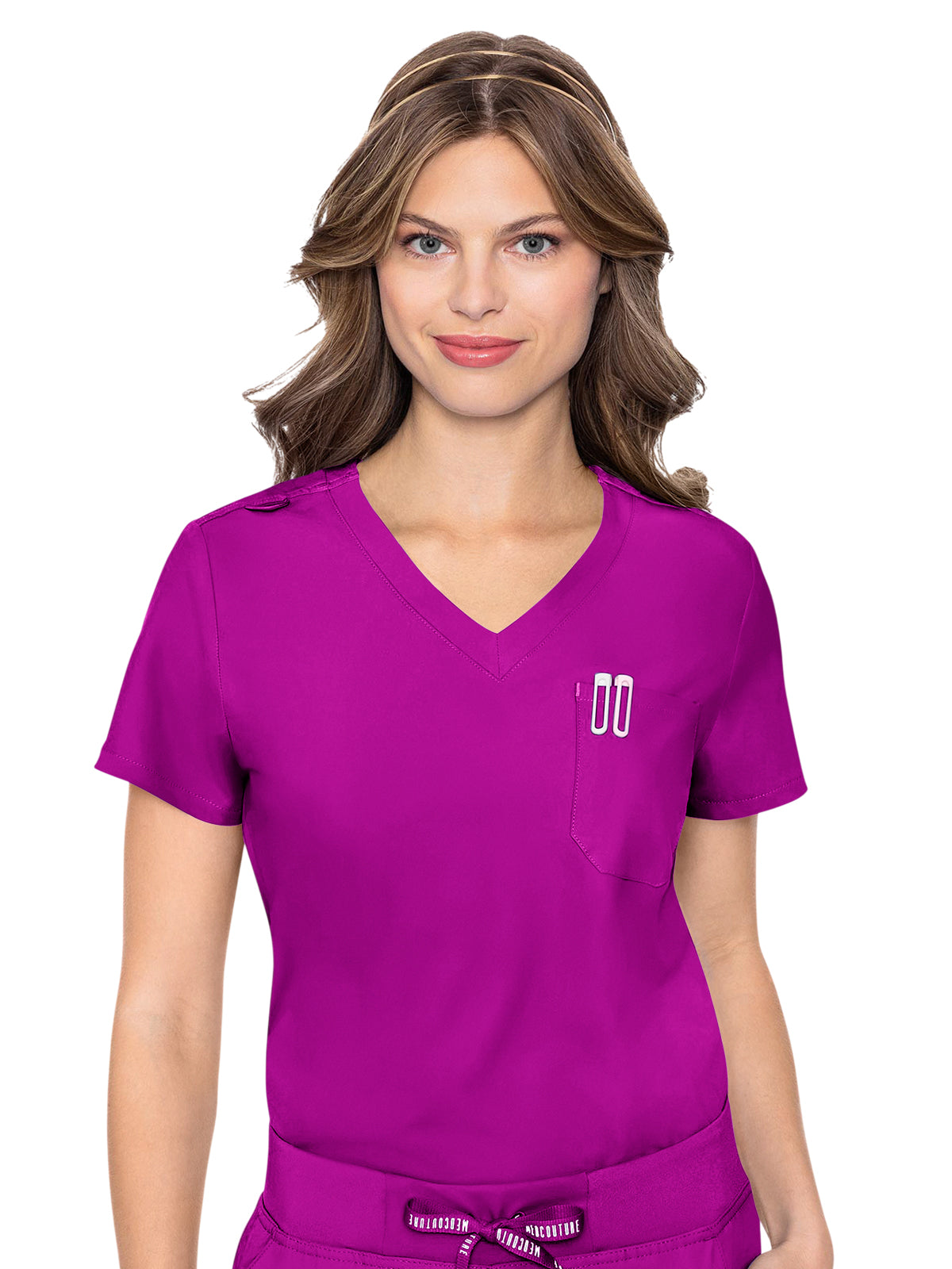 Women's 1-Pocket Tuck In Top - 2432 - Back To The Fuschia