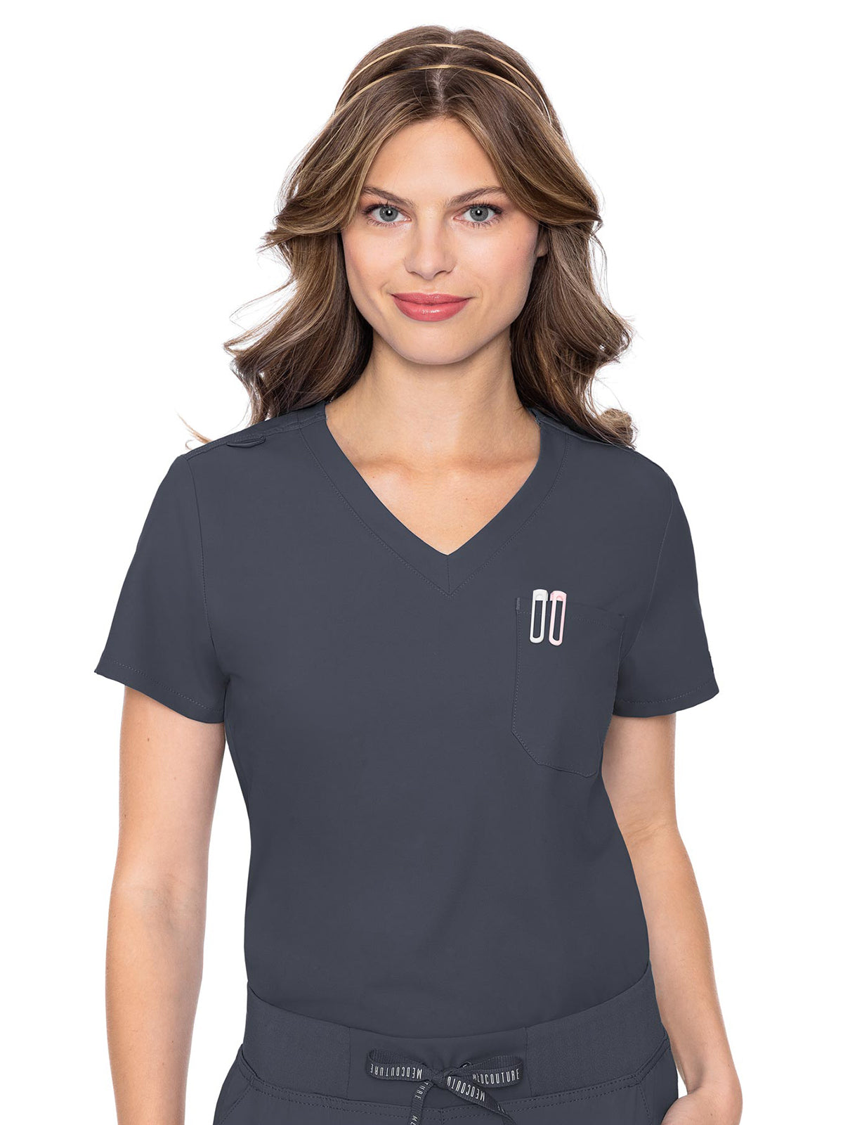 Women's 1-Pocket Tuck In Top - 2432 - Pewter
