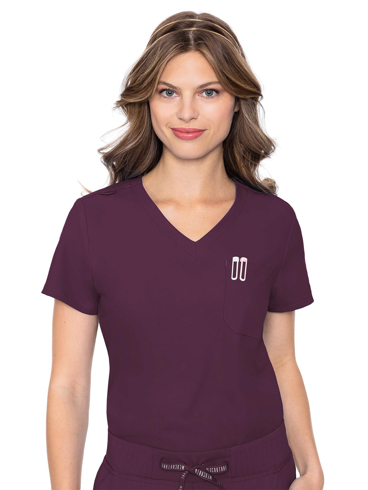 Women's 1-Pocket Tuck In Top - 2432 - Wine