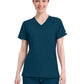 Women's 4-Pocket Shaped Shoulder Seam Top - 2468 - Caribbean