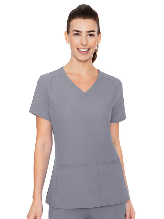 Women's 4-Pocket Shaped Shoulder Seam Top - 2468 - Cloud