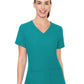 Women's 4-Pocket Shaped Shoulder Seam Top - 2468 - Teal