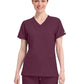 Women's 4-Pocket Shaped Shoulder Seam Top - 2468 - Wine