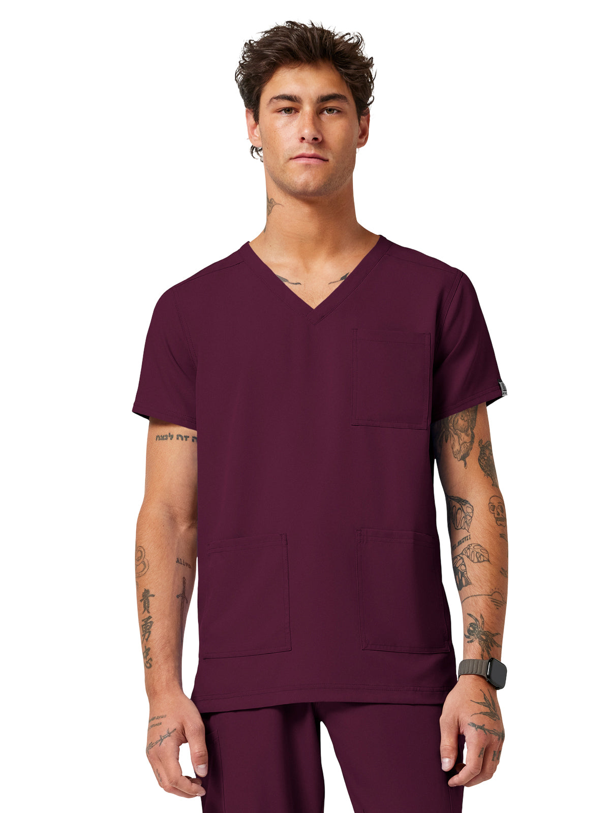Men's 3-Pocket Top - 2486 - Wine