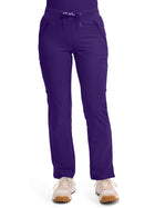 Women's 4-Pocket Jersey-Knit Waistband Pant - 2702 - Grape