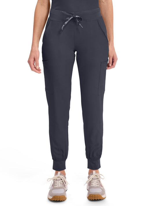 Women's 6-Pocket Jersey-Knit Waistband Jogger Pant - 2711 - Pewter