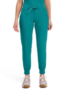 Women's 6-Pocket Jersey-Knit Waistband Jogger Pant - 2711 - Teal