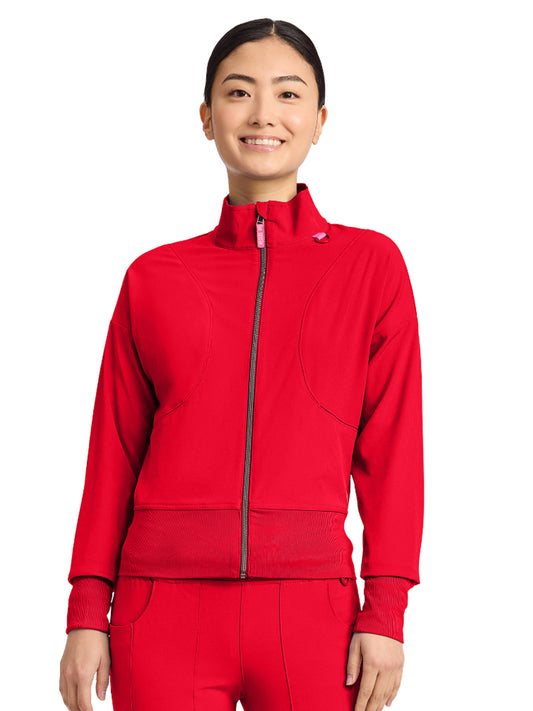 Women's 2-Pocket Warm Up Jacket - 303 - Solar Flare
