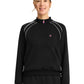 Women's 2-Pocket Scuba Half-Zip Jacket - 328 - Black