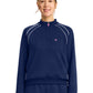 Women's 2-Pocket Scuba Half-Zip Jacket - 328 - Navy
