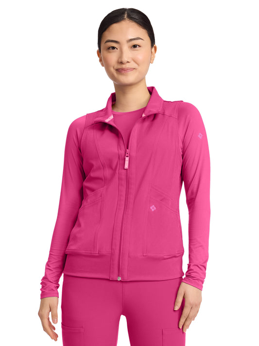 Women's 4-Pocket Zip Front Vest - 500 - Pink Power