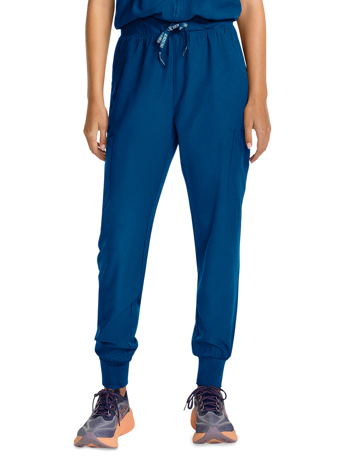 Women's 4-Pocket Zip Front Jumpsuit - 510 - Ocean Abyss
